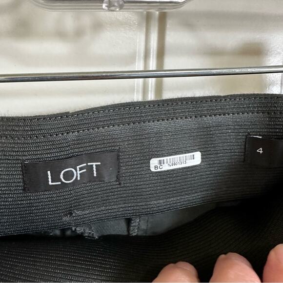 Loft women’s high waist dress pants‎ size 4 greenish gray - Picture 3 of 8